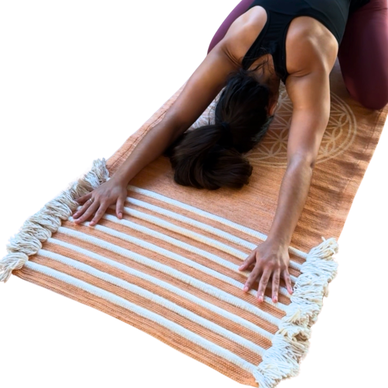 Sacred Flower of Life Yoga Meditation Mat - Harmony